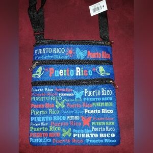 Puerto Rico crossbody purse NWT adjustable strap